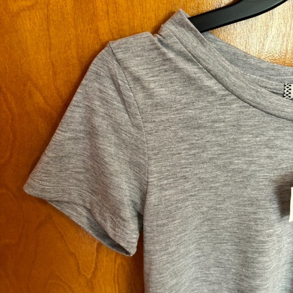 Crave Frame Pearl Pocket Almost Famous Heather Gray Shirt - Picture 3 of 10